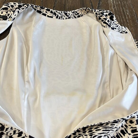 Elie Tahari Animal Print Shift Dress Size 2 - Picture 14 of 15